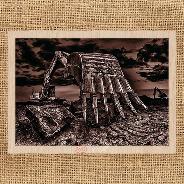 EXCAVATOR laser-ready file 3DWave.us